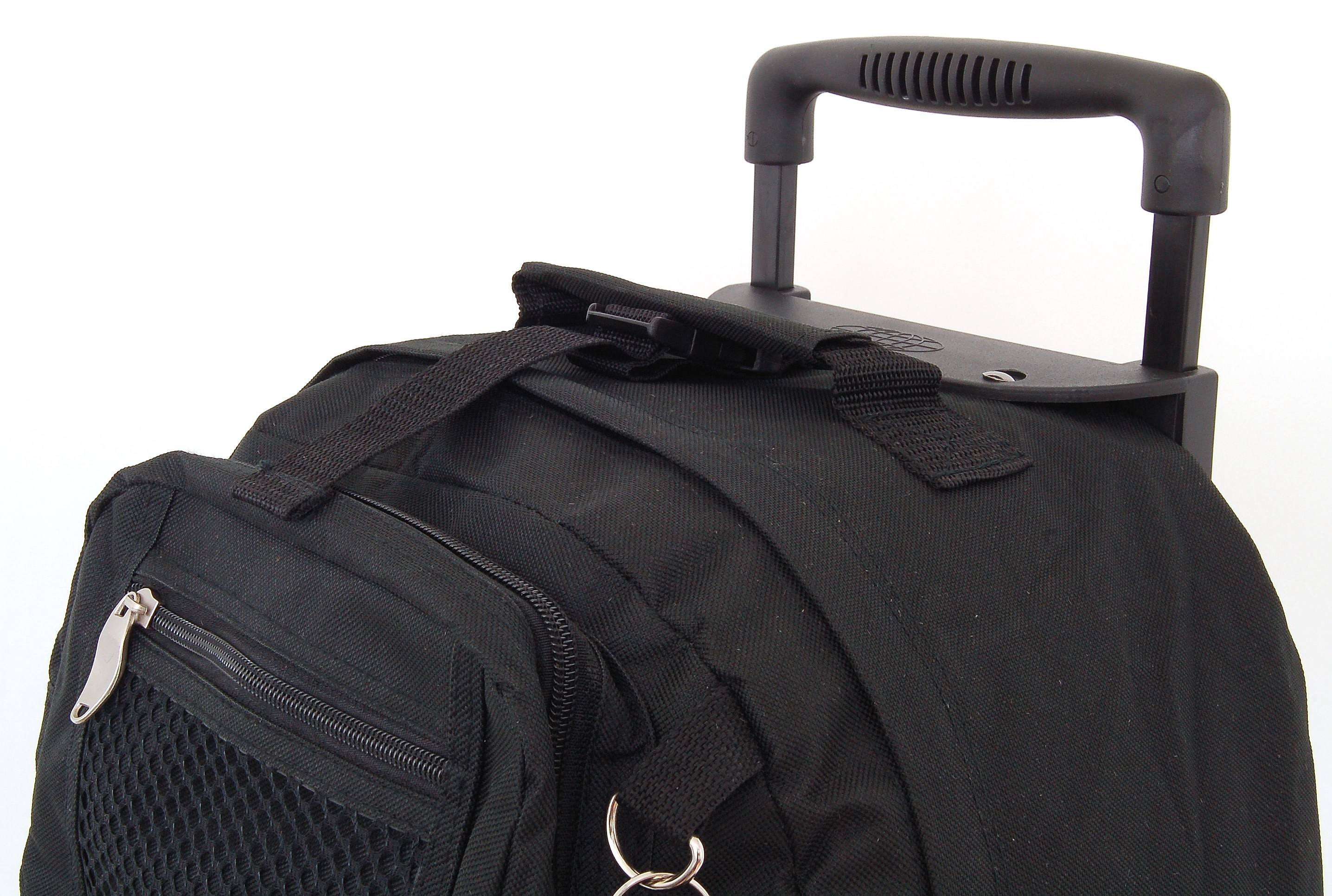 18" Wheeled Backpack Roomy Rolling Book Bag W/ Handle Carry on Luggage Back Pack eBay